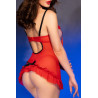 Chilirose Nuisette Ouverte ELINA Rouge